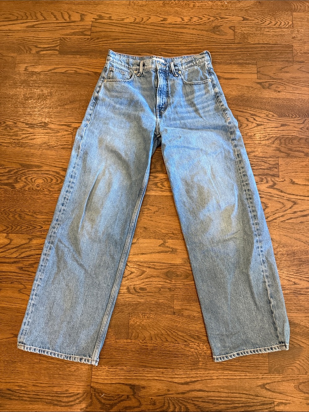 Good American Light Blue Boyfriend Jeans